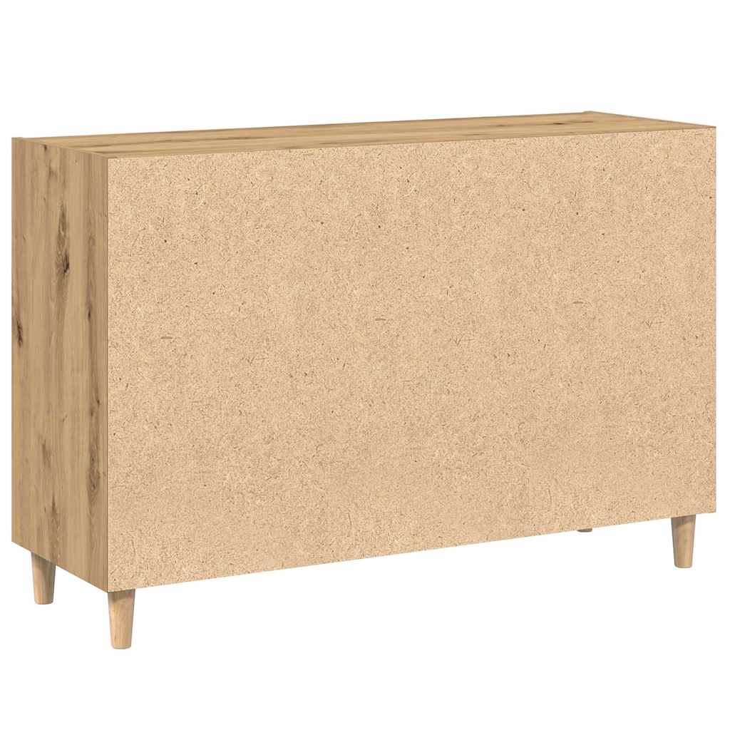 Credenza Rovere Artigianale 103,5x35x70 cm in Truciolato | homemem39