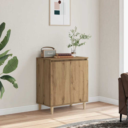 Credenza Rovere Artigianale 60x35x70 cm in Legno Multistrato