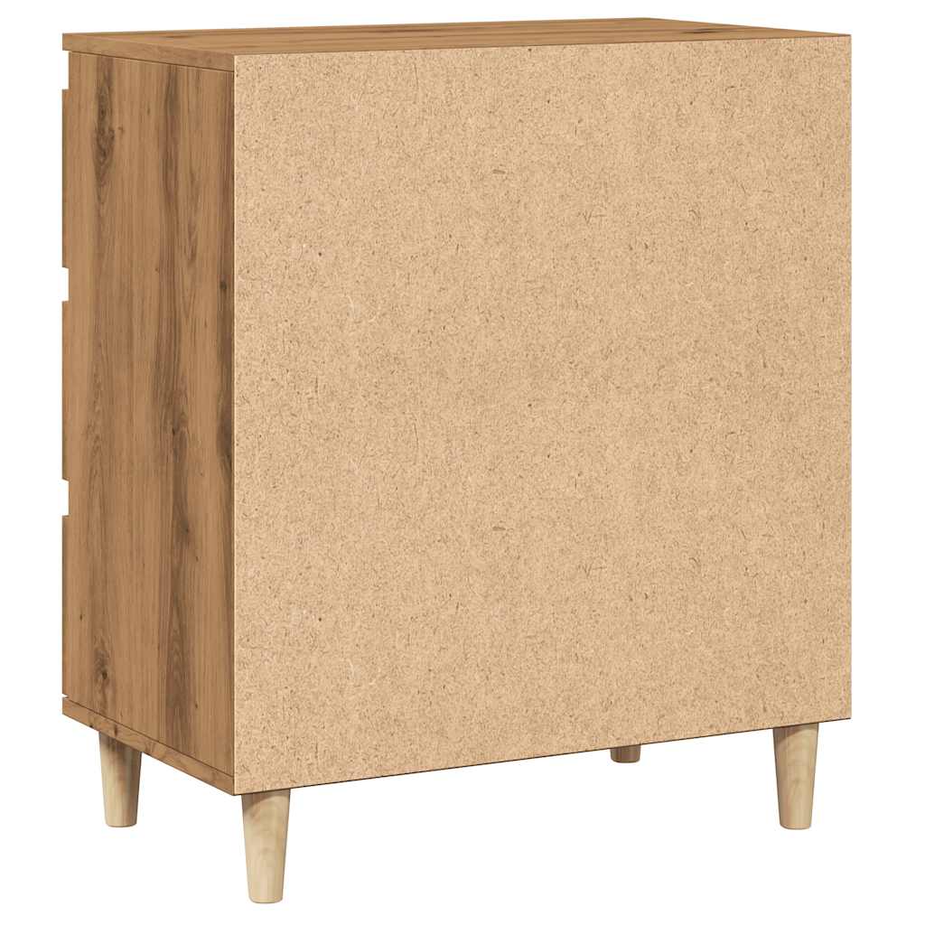 Credenza Rovere Artigianale 60x35x70 cm in Legno Multistrato - homemem39