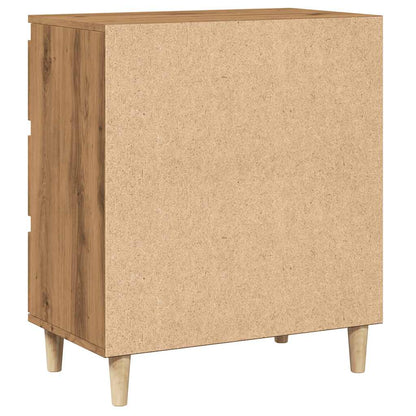 Credenza Rovere Artigianale 60x35x70 cm in Legno Multistrato - homemem39