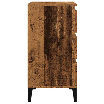 Credenza Legno Vecchio 60x35x70 cm in Legno Multistrato - homemem39