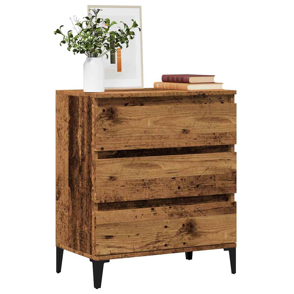Credenza Legno Vecchio 60x35x70 cm in Legno Multistrato - homemem39
