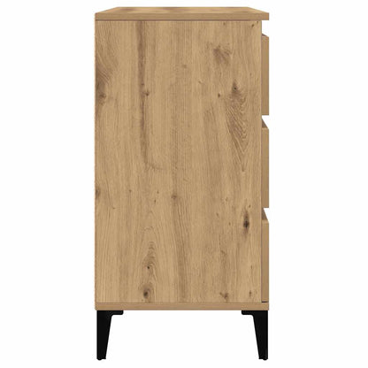 Credenza Rovere Artigianale 60x35x70 cm in Legno Multistrato - homemem39