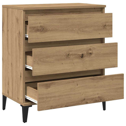 Credenza Rovere Artigianale 60x35x70 cm in Legno Multistrato - homemem39