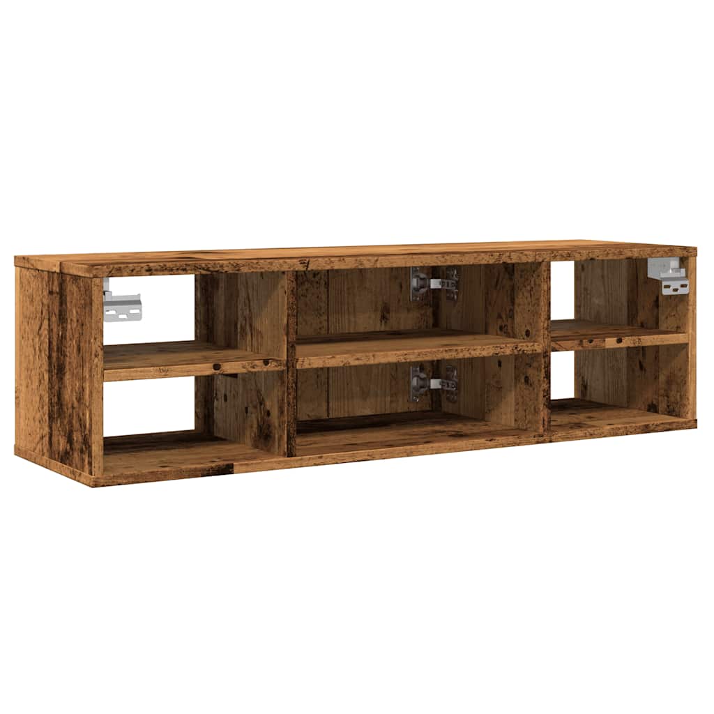 Armadietto a Muro Legno Vecchio 101x30x29 cm in Truciolato | homemem39