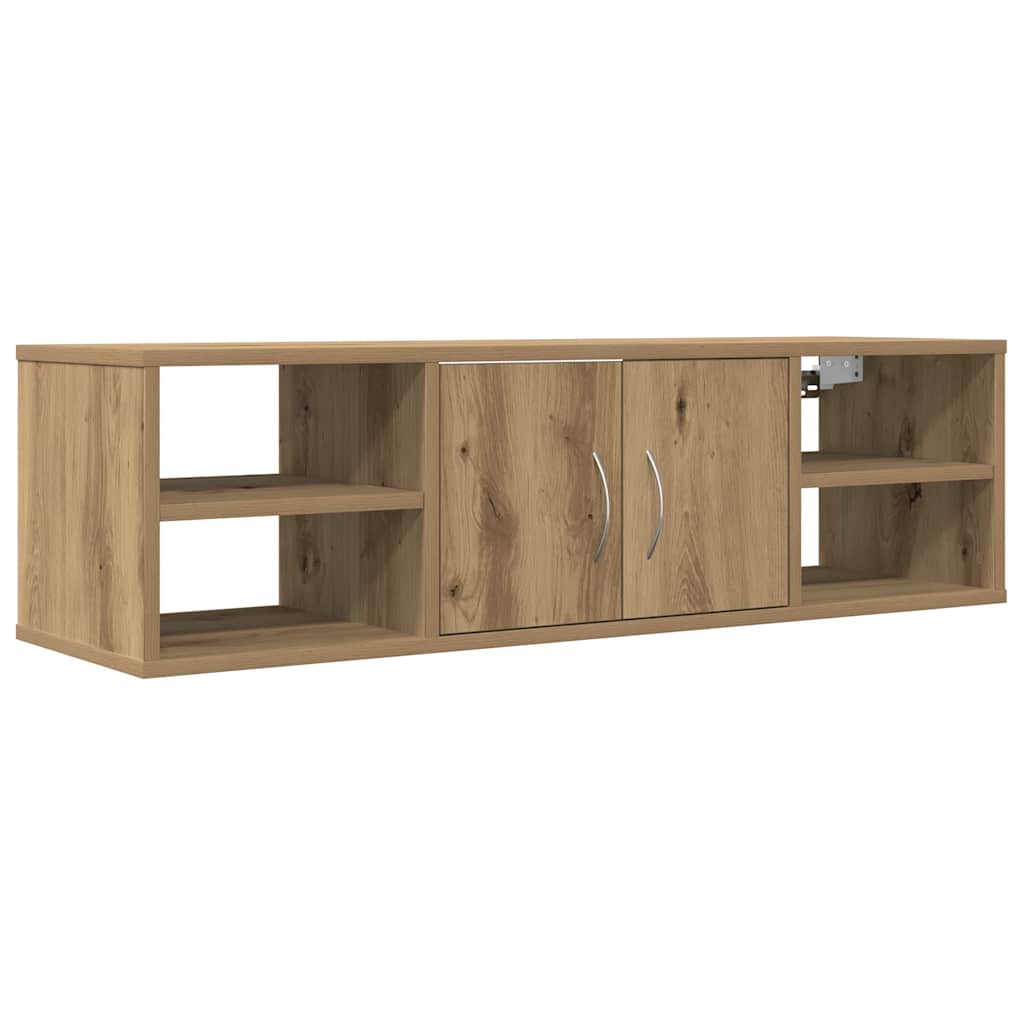 Armadietto a Muro Rovere Artigianale 101x30x29 cm in Truciolato | homemem39
