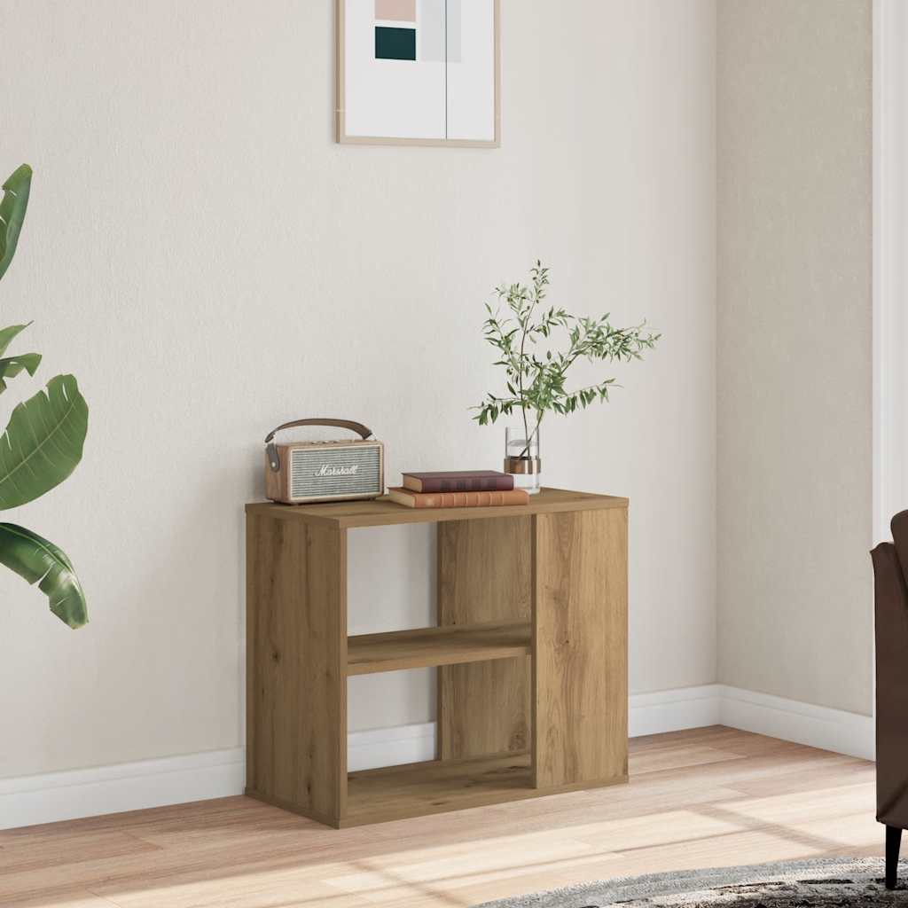 Mobiletto Laterale Rovere Artigianale 60x30x50 cm Multistrato | homemem39