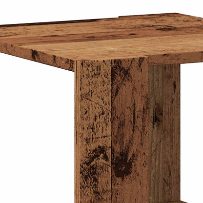 Tavolino da Salotto Legno Vecchio 40x40x30 cm Legno Multistrato | homemem39
