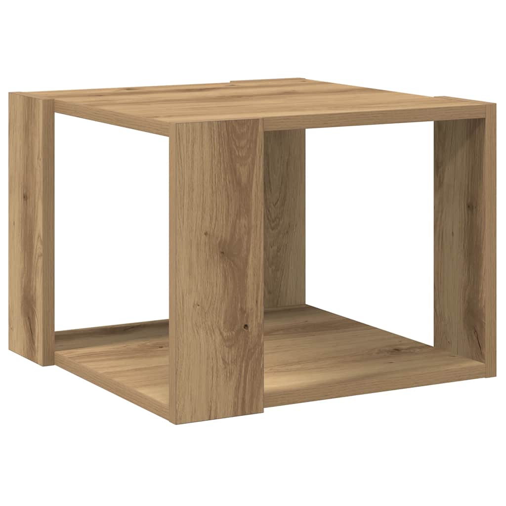 Tavolino Salotto Rovere Artigianale 40x40x30 cm in Truciolato | homemem39