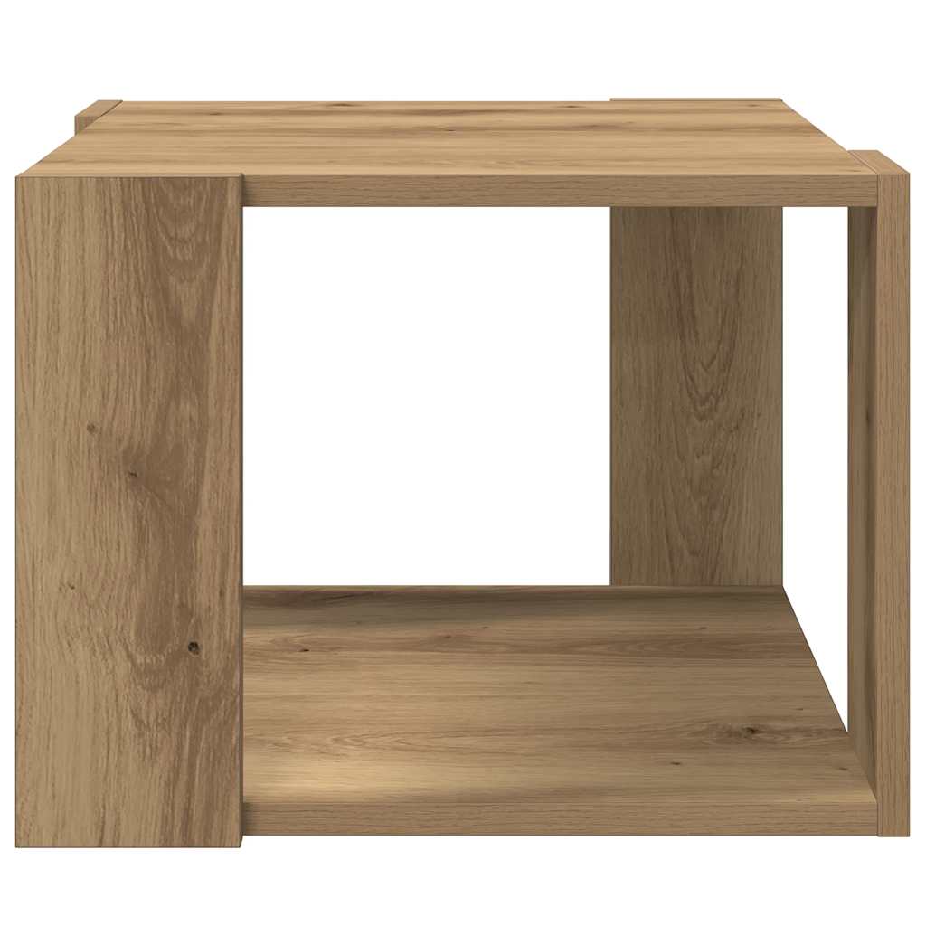 Tavolino Salotto Rovere Artigianale 40x40x30 cm in Truciolato | homemem39