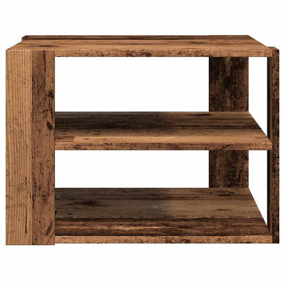 Tavolino da Salotto Legno Vecchio 58x58x40 cm Legno Multistrato | homemem39
