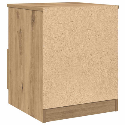 Comodini 2 pz Rovere Artigianale 40x40x50 cm Legno Multistrato - homemem39