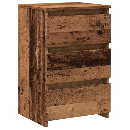 Comodino Legno Antico 40x35x62,5 cm in Legno Multistrato - homemem39