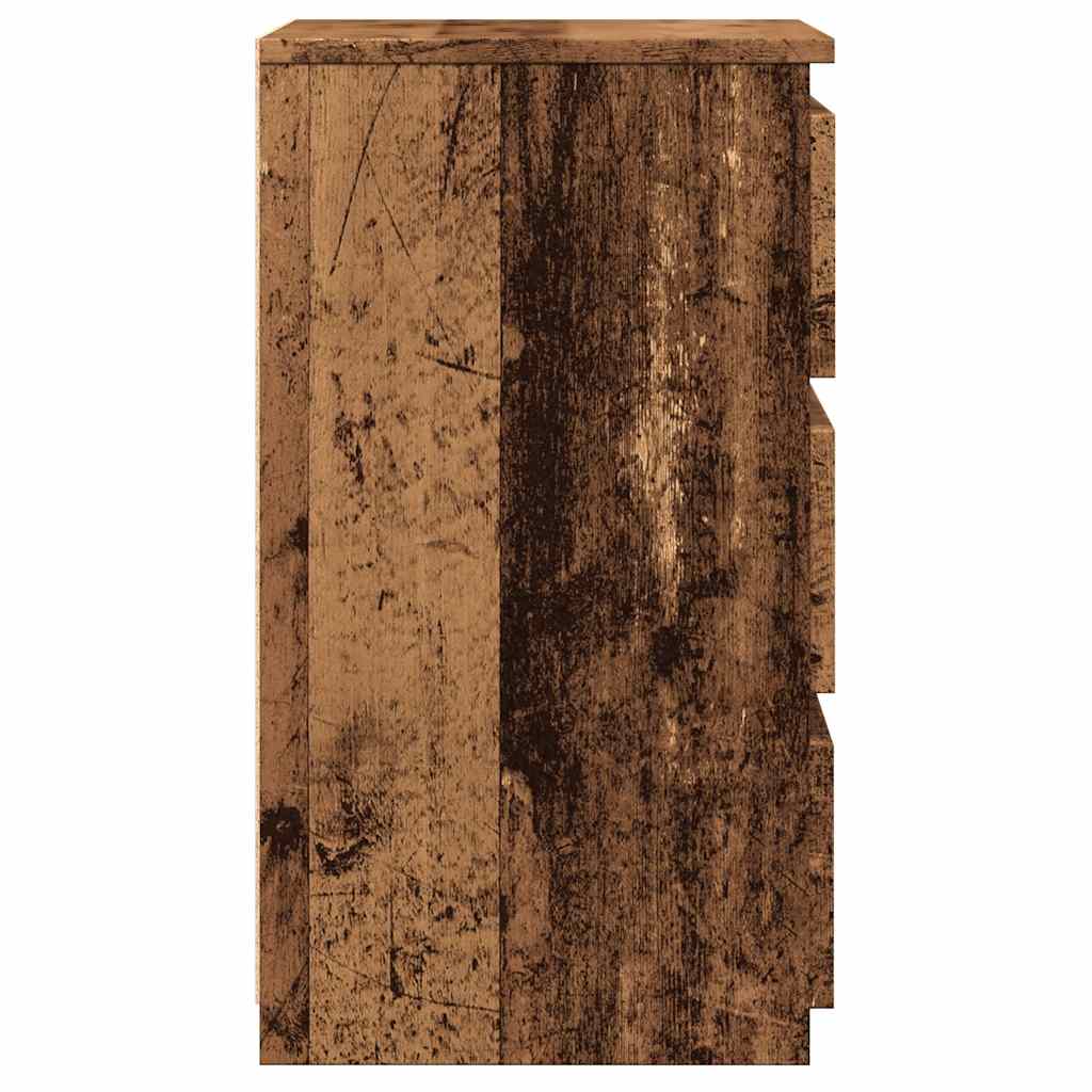 Comodino Legno Antico 40x35x62,5 cm in Legno Multistrato - homemem39