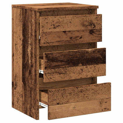 Comodino Legno Antico 40x35x62,5 cm in Legno Multistrato - homemem39