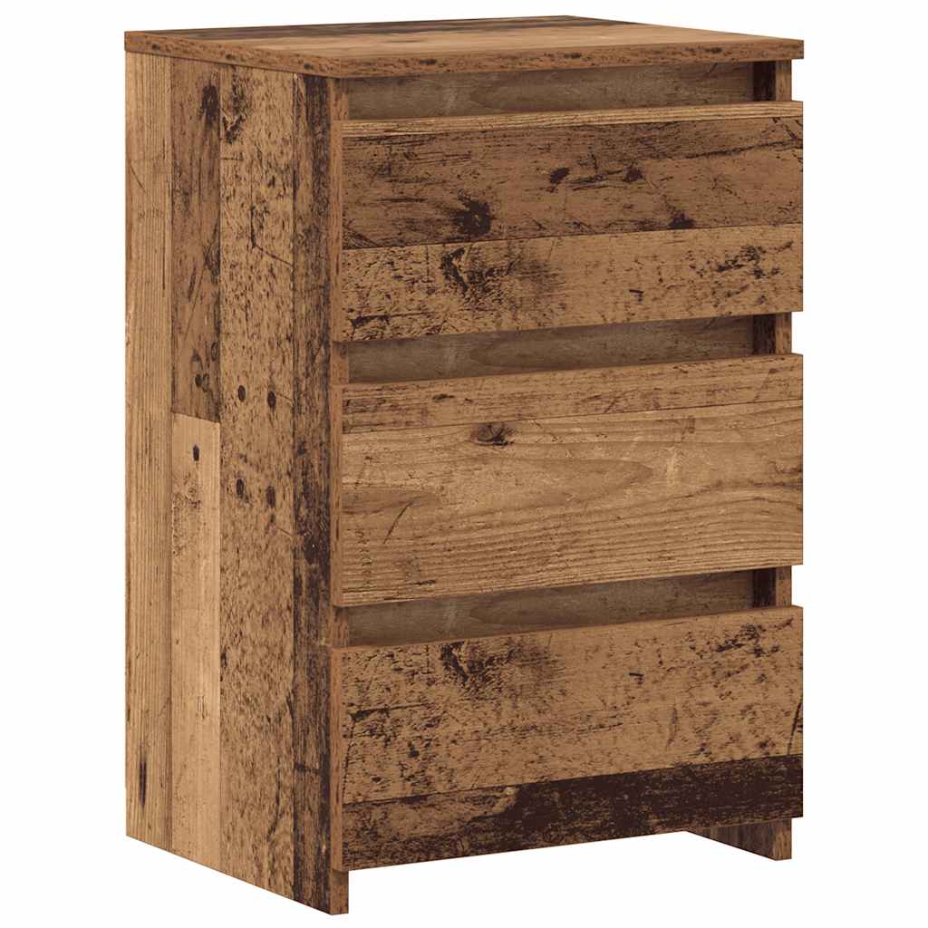 Comodini Legno Antico 2 pz 40x35x62,5 cm in Legno Multistrato - homemem39
