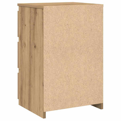 Comodini 2pz Rovere Artigianale 40x35x62,5 cm Legno Multistrato - homemem39