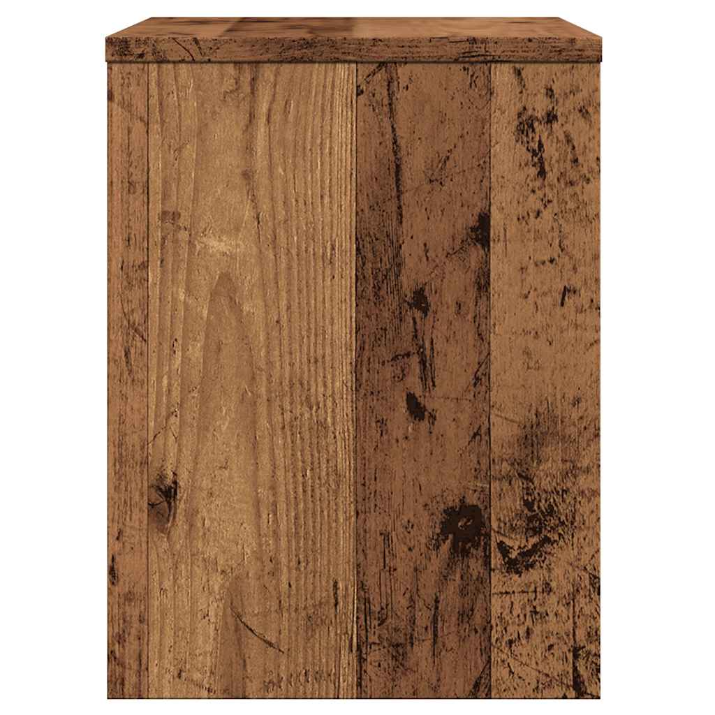 Comodini Legno Antico 2 pz 40x30x40 cm in Legno Multistrato - homemem39