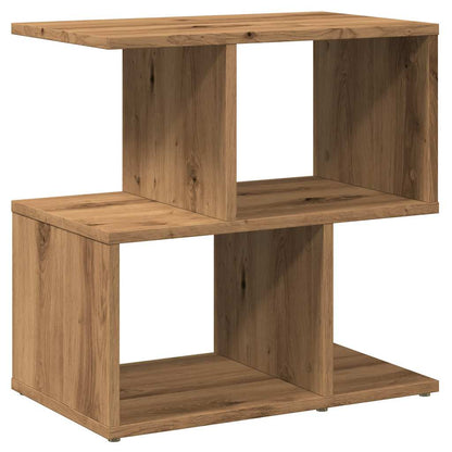 Comodini 2pz Rovere Artigianale 50x30x51,5 cm Legno Multistrato - homemem39