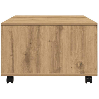 Tavolino Salotto Rovere Artigianale 60x60x38 cm in Truciolato | homemem39