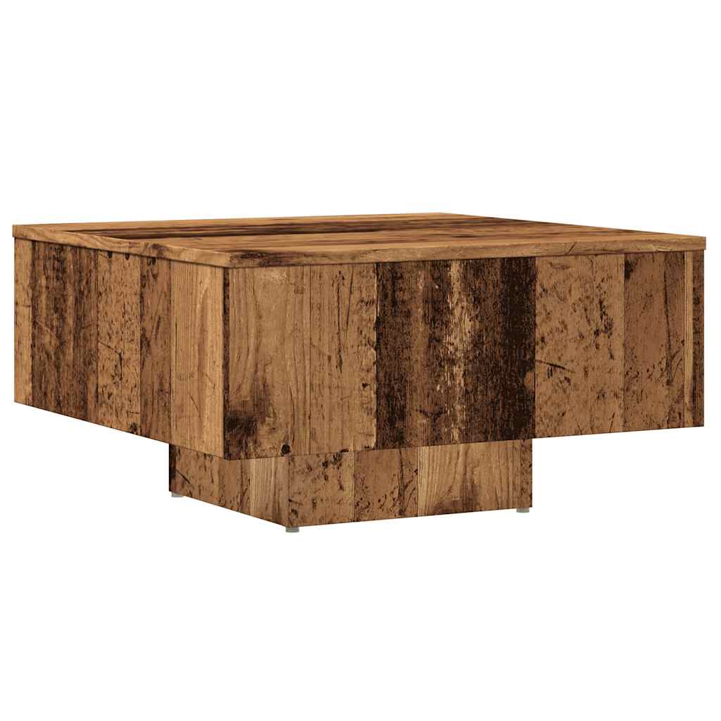 Tavolino Salotto Legno Antico 60x60x31,5 cm Legno Multistrato | homemem39