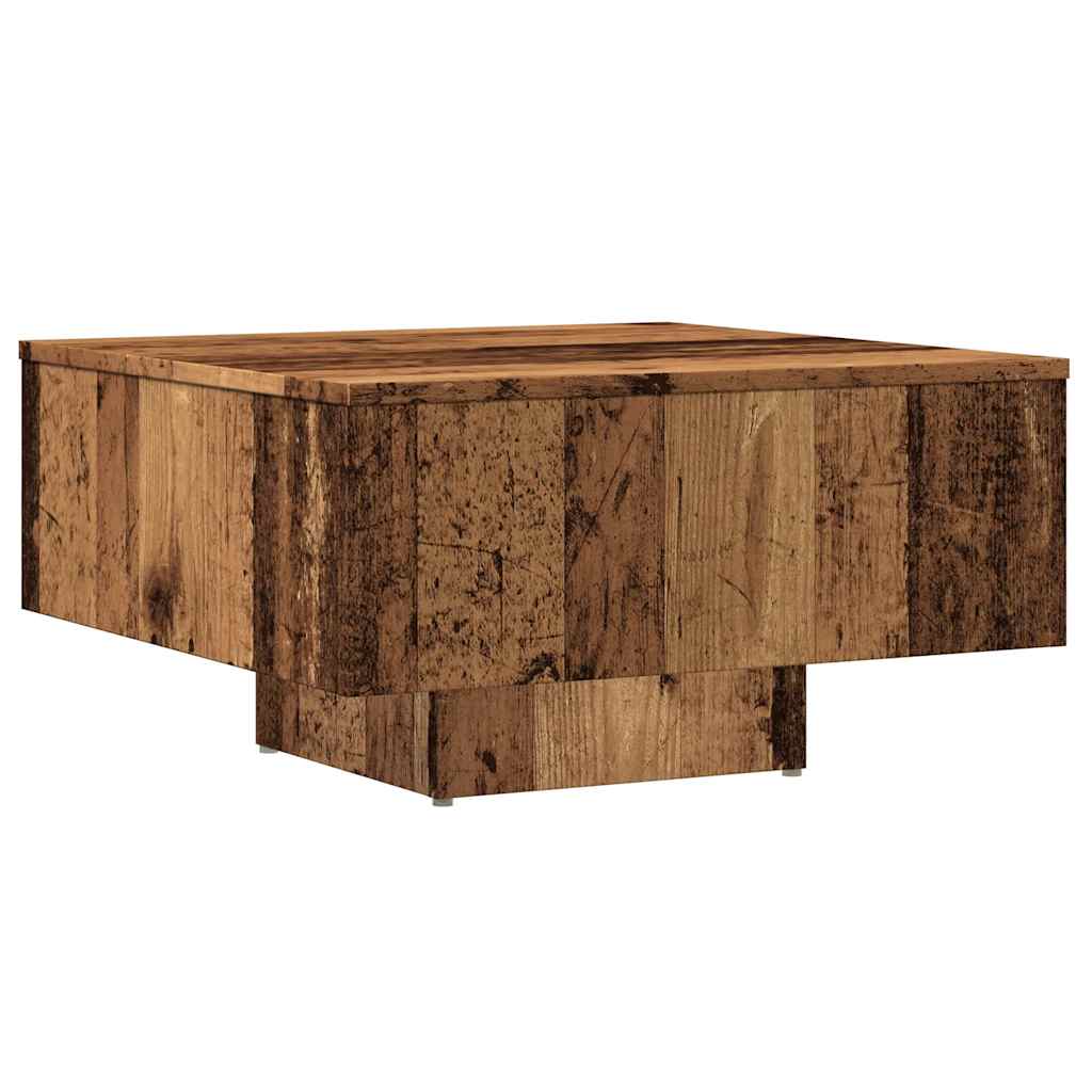 Tavolino Salotto Legno Antico 60x60x31,5 cm Legno Multistrato | homemem39