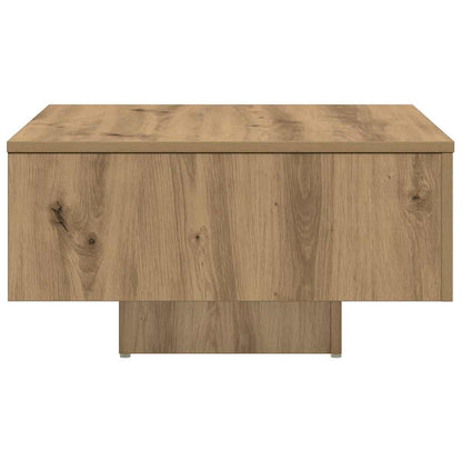 Tavolino da Salotto Rovere Artigianale 60x60x31,5 cm Truciolato | homemem39