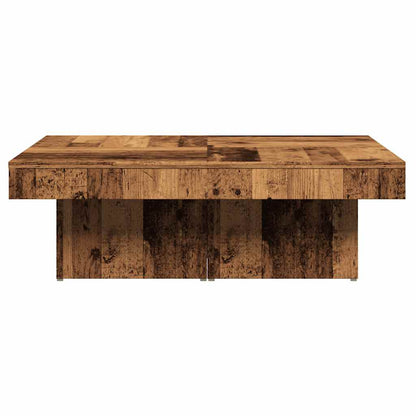 Tavolino da Salotto Legno Antico 90x90x28 cm in Truciolato | homemem39