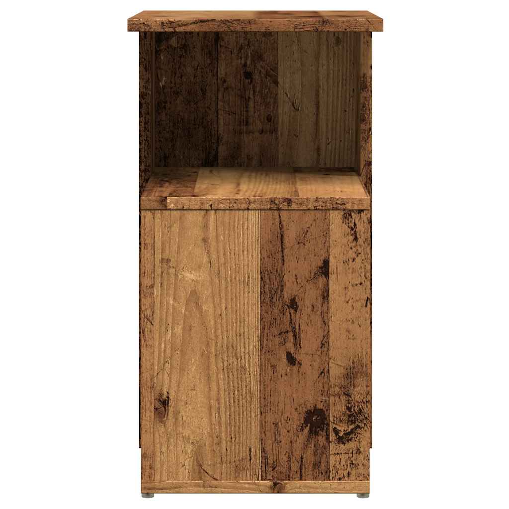 Tavolino da Salotto Legno Antico 36x30x56 cm Legno Multistrato