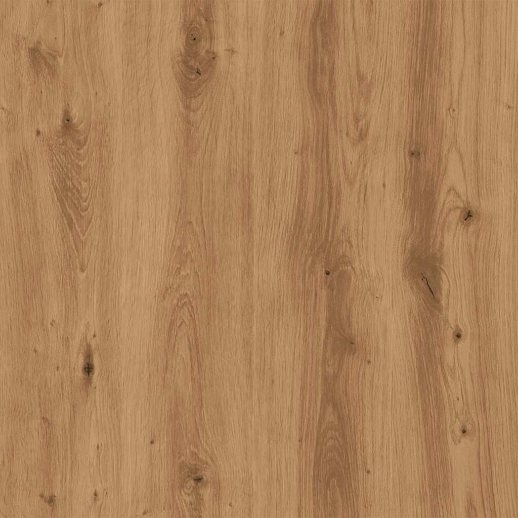 Tavolino Rovere Artigianale 50x30x50 cm Legno Multistrato