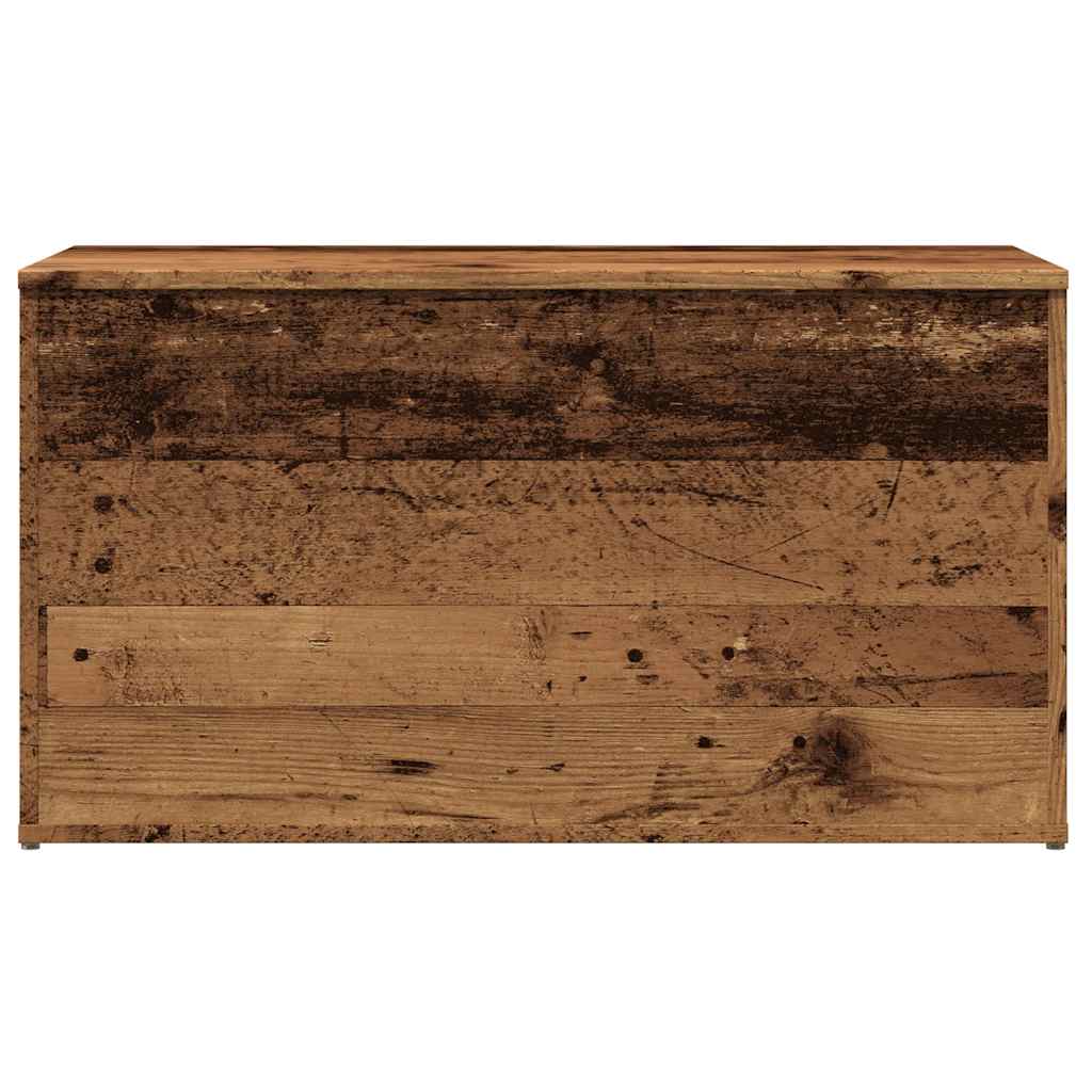 Cassapanca Legno Antico 84x42x46 cm in Legno Ingegnerizzato