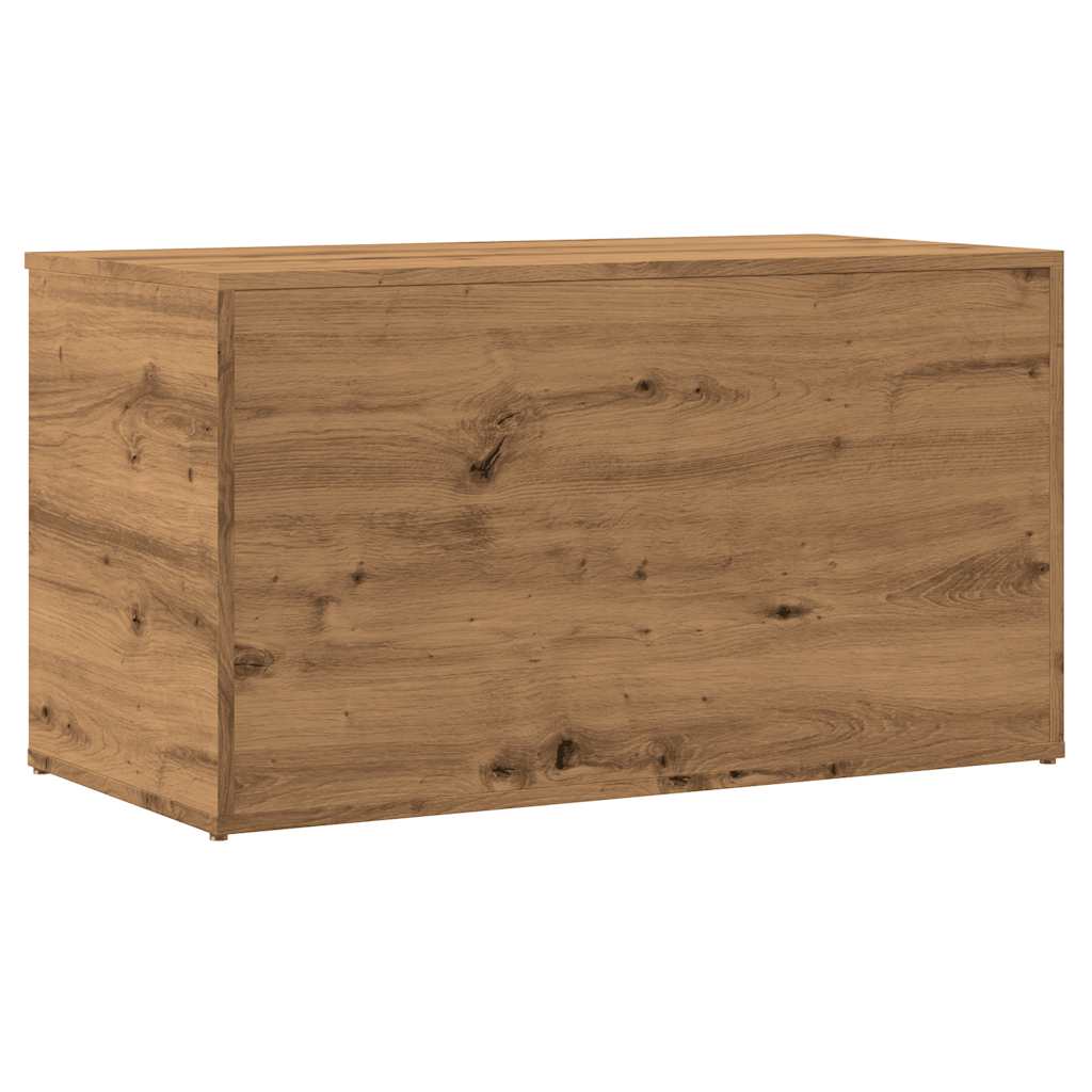 Cassapanca Rovere Artigianale 84x42x46 cm Legno Ingegnerizzato