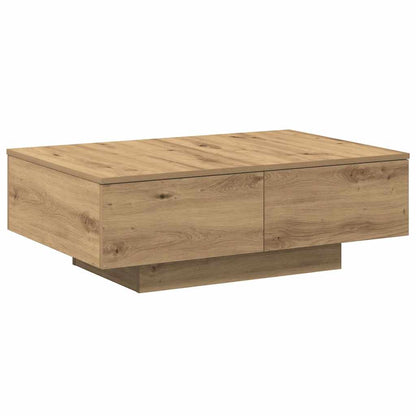 Tavolino da Salotto Rovere Artigianale 90x60x31 cm Truciolato | homemem39