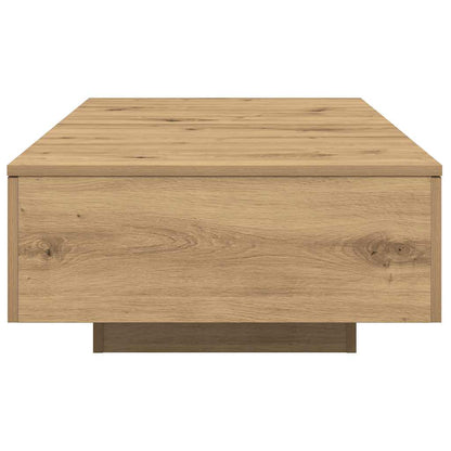 Tavolino da Salotto Rovere Artigianale 90x60x31 cm Truciolato