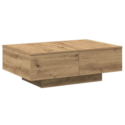 Tavolino da Salotto Rovere Artigianale 90x60x31 cm Truciolato | homemem39