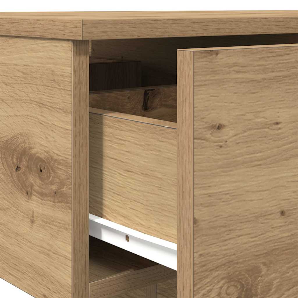 Tavolino da Salotto Rovere Artigianale 90x60x31 cm Truciolato