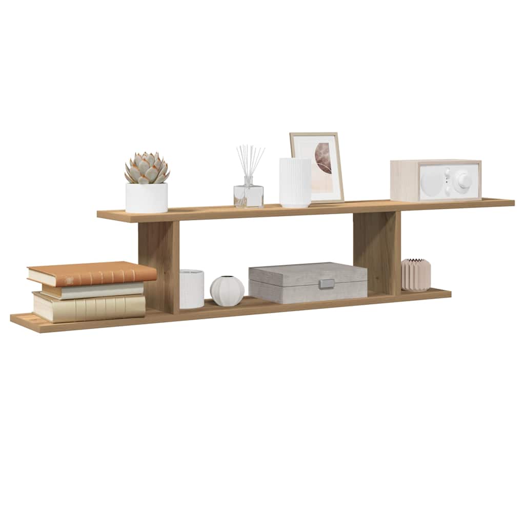 Scaffale TV Parete 125x18x23 cm