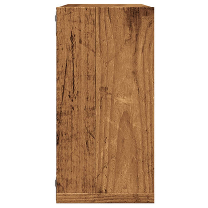 Mensole Parete a Cubo 4 pz Legno Vecchio 30x15x30 cm Truciolato | homemem39