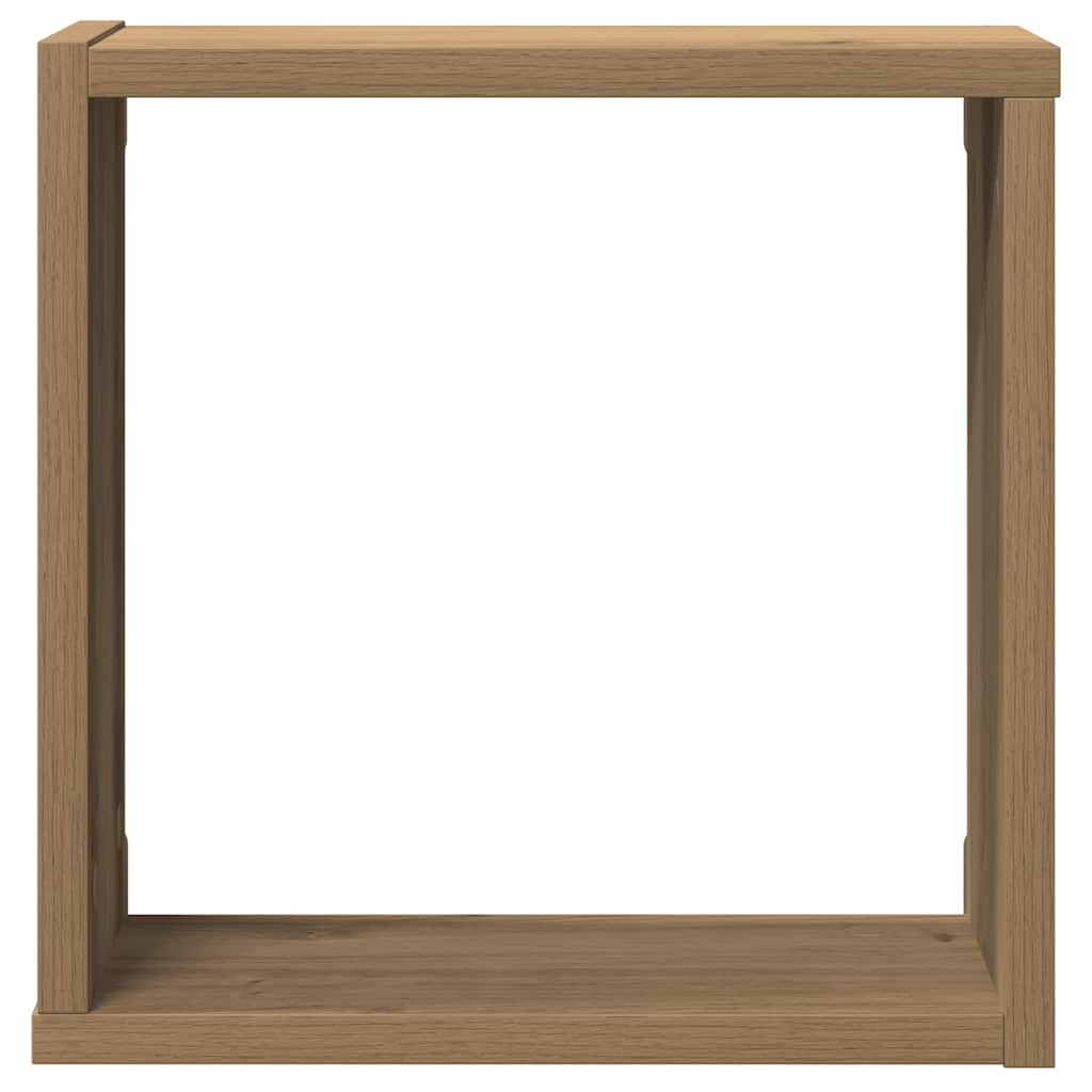 Mensole Parete a Cubo 2 pz Artigianale 30x15x30 cm Truciolato | homemem39