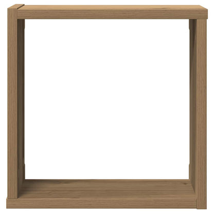Mensole Parete a Cubo 2 pz Artigianale 30x15x30 cm Truciolato | homemem39