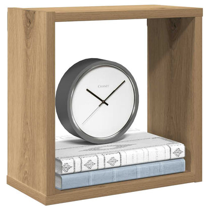 Mensole Parete a Cubo 2 pz Artigianale 30x15x30 cm Truciolato | homemem39