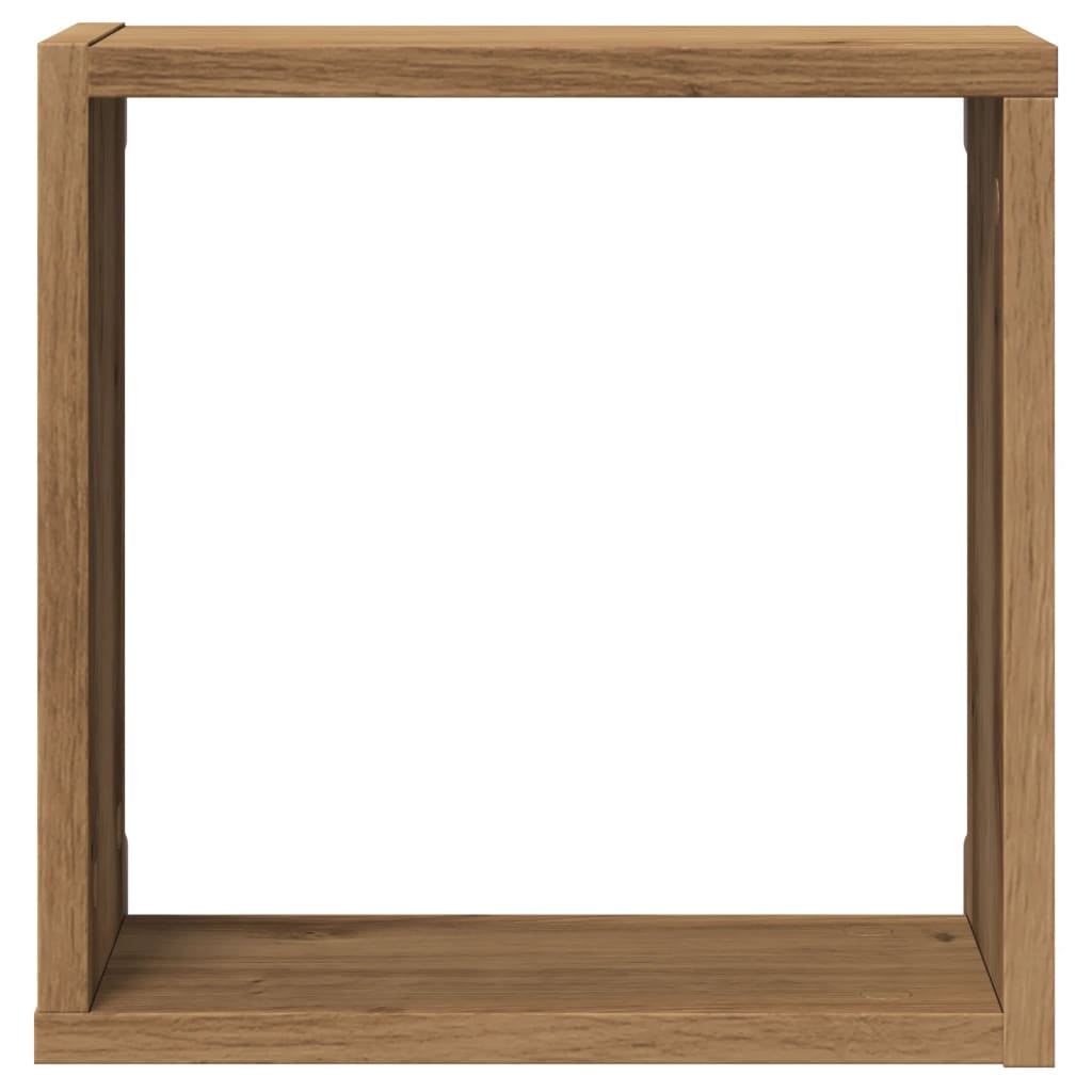 Mensole Parete a Cubo 4 pz Artigianale 30x15x30 cm Truciolato | homemem39