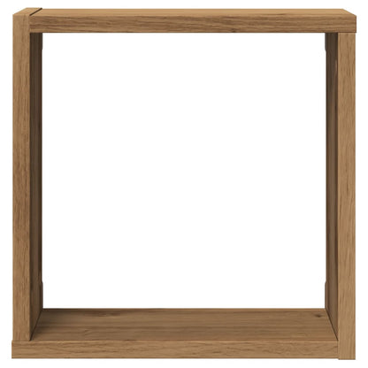 Mensole Parete a Cubo 4 pz Artigianale 30x15x30 cm Truciolato | homemem39