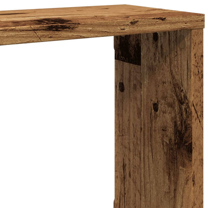 Mensole Parete a Cubo 4 pz Legno Vecchio 100x15x30cm Truciolato | homemem39