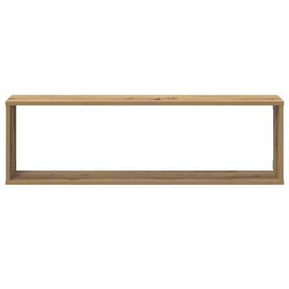 Mensole Parete a Cubo 2 pz Artigianale 100x15x30 cm Truciolato | homemem39
