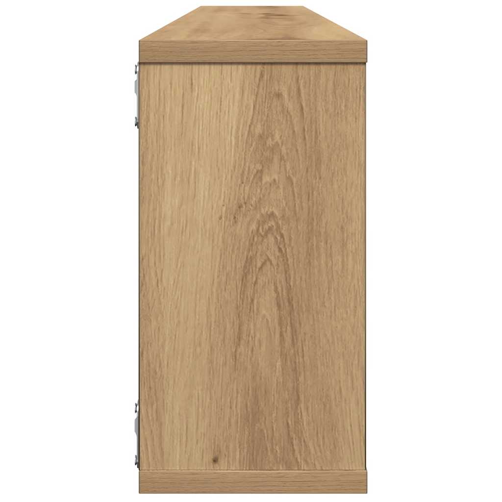 Mensole Parete a Cubo 2 pz Artigianale 100x15x30 cm Truciolato | homemem39