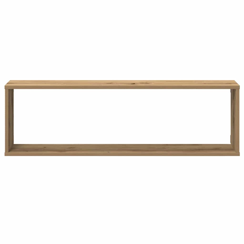 Mensole Parete a Cubo 4 pz Artigianale 100x15x30 cm Truciolato | homemem39