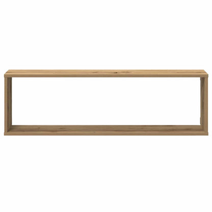 Mensole Parete a Cubo 4 pz Artigianale 100x15x30 cm Truciolato | homemem39