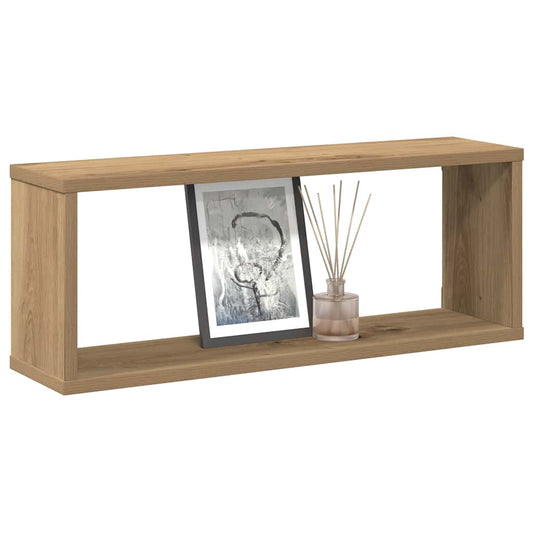 Mensole Parete a Cubo 2 pz Artigianale 30x15x30 cm Truciolato | homemem39