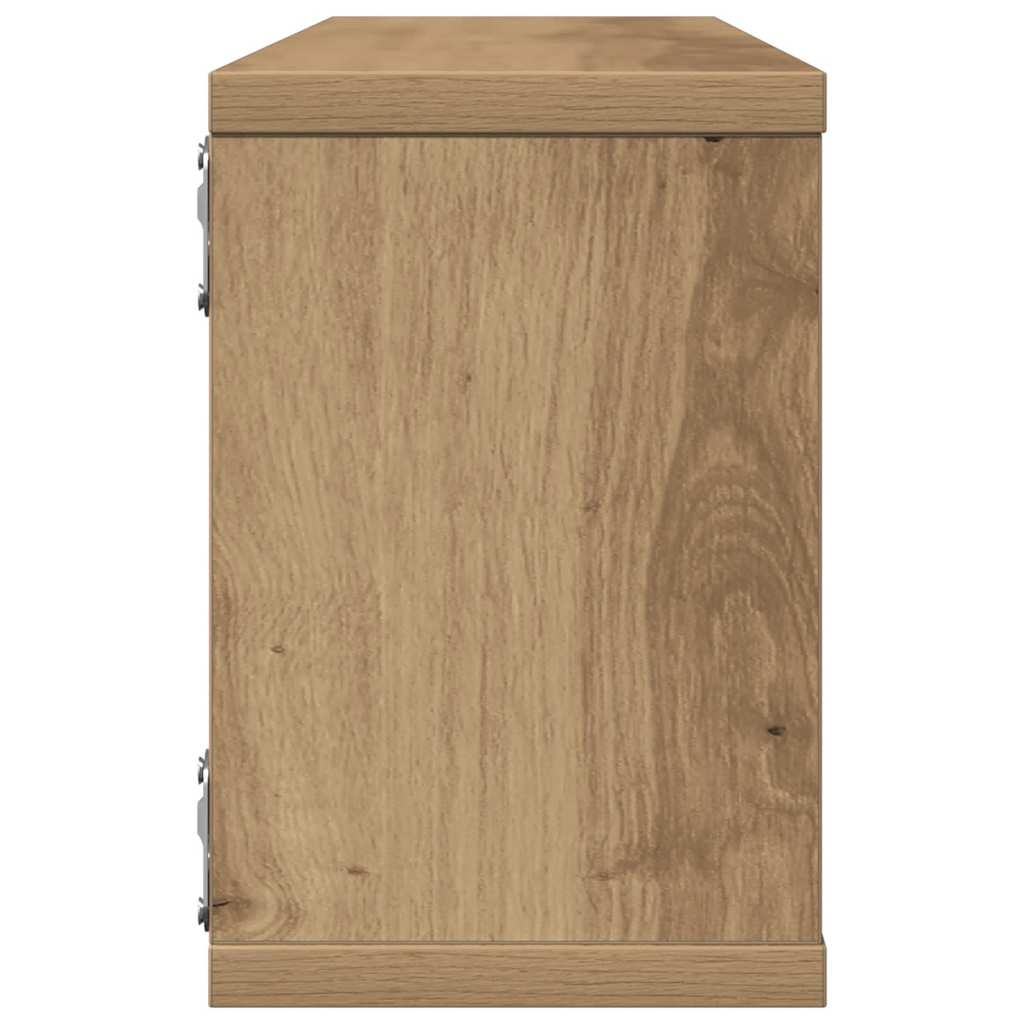 Mensole Parete a Cubo 4 pz Artigianale 30x15x30 cm Truciolato | homemem39